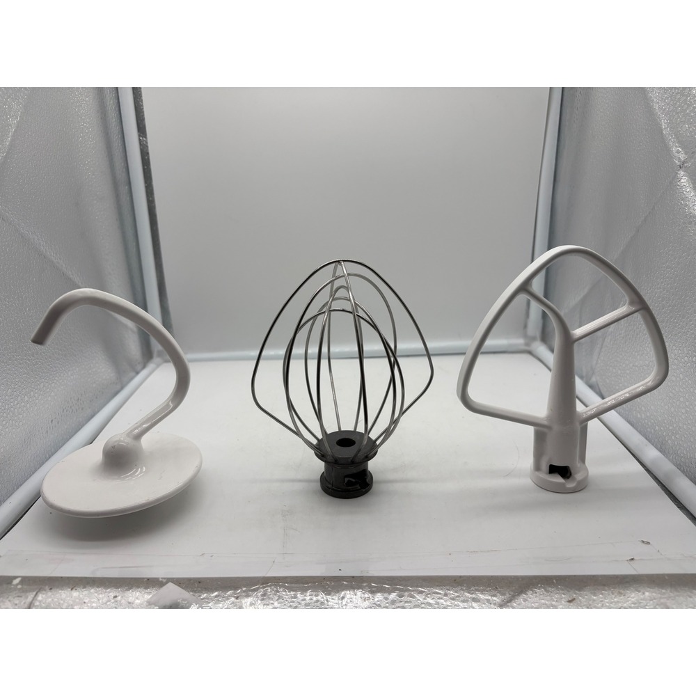Stand Mixer Attachments Set 3pcs Whisk Dough Hook Flat Beater for Kitchen Aid - Picture 1 of 7